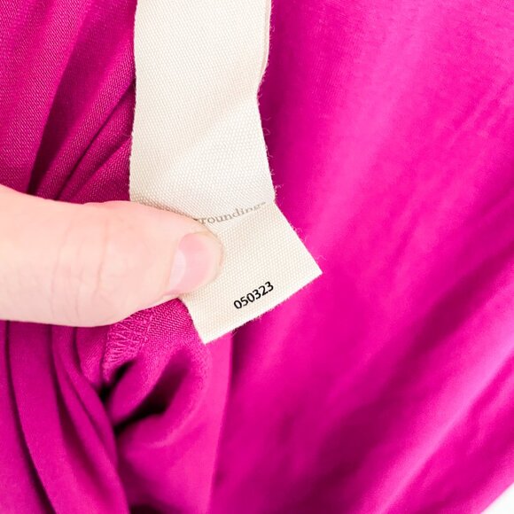 Soft Surroundings Faux Wrap Jersey Knit Knee Length Dress - Picture 6 of 6